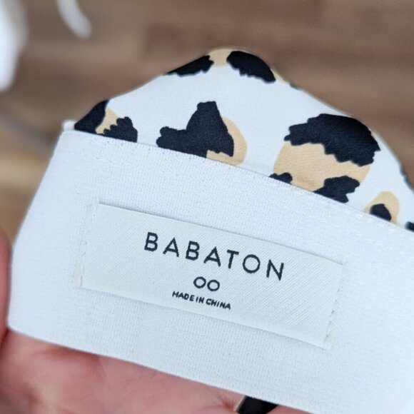 BABATON Only Slip Satin Midi Skirt Leopard 00 Aritzia - Picture 11 of 12